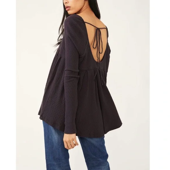 🎉LAST CHANCE🎉 NWT Free People It's Always You Top / Black - Picture 5 of 7